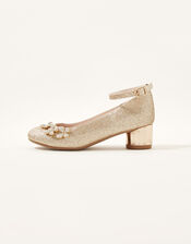Cascading Butterfly Heels, Gold (ROSE GOLD), large