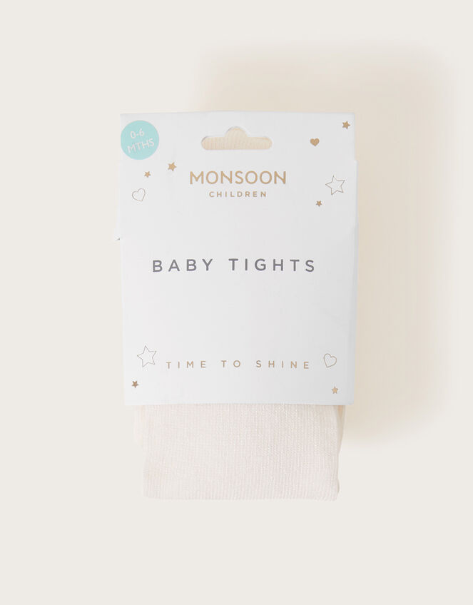 Baby Frosted Tights, Ivory (IVORY), large
