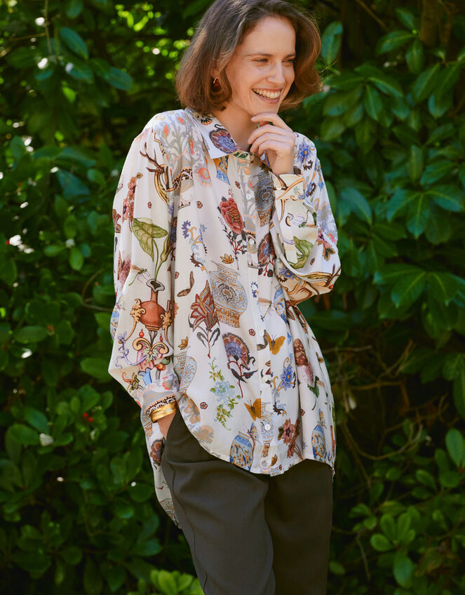 One Hundred Stars Cornucopia Oversized Shirt, , large