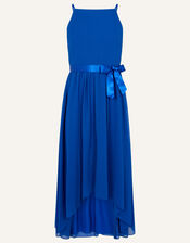 Polly Pin Tuck Prom Dress, Blue (BLUE), large