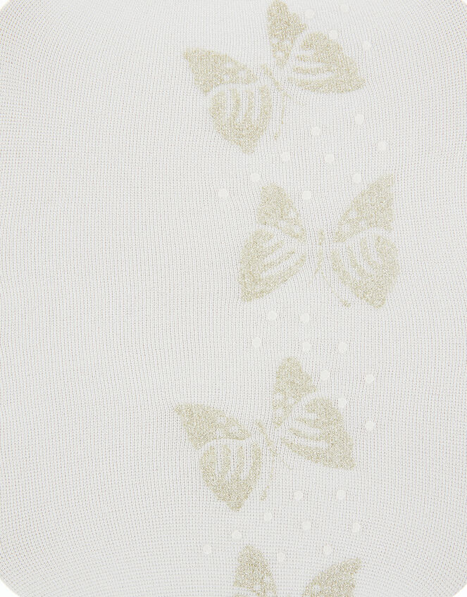 Glitter Butterfly Tights, Gold (GOLD), large