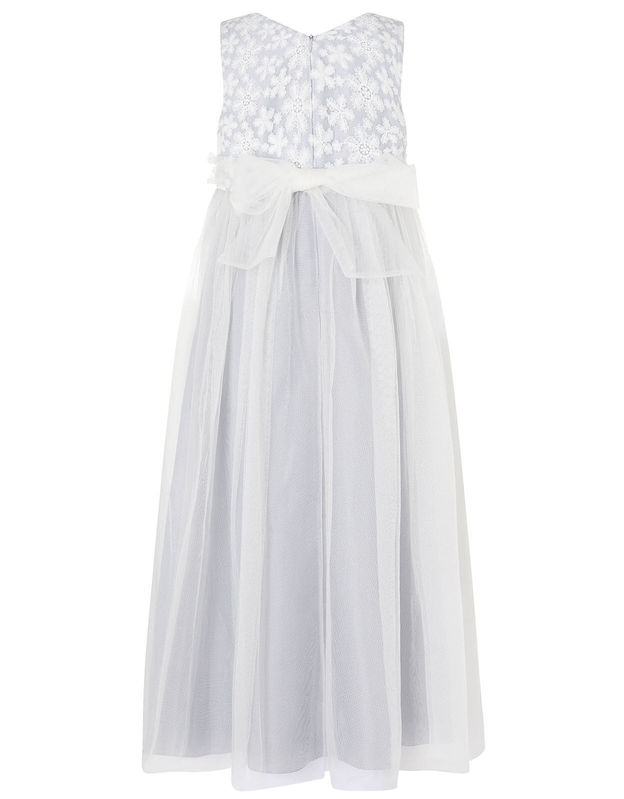 Floral Lace Maxi Dress Grey Girls Dresses Monsoon Global