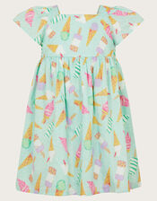 Ice Cream Dress, Blue (AQUA), large