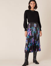 Button Back Knit Jumper, Black (BLACK), large