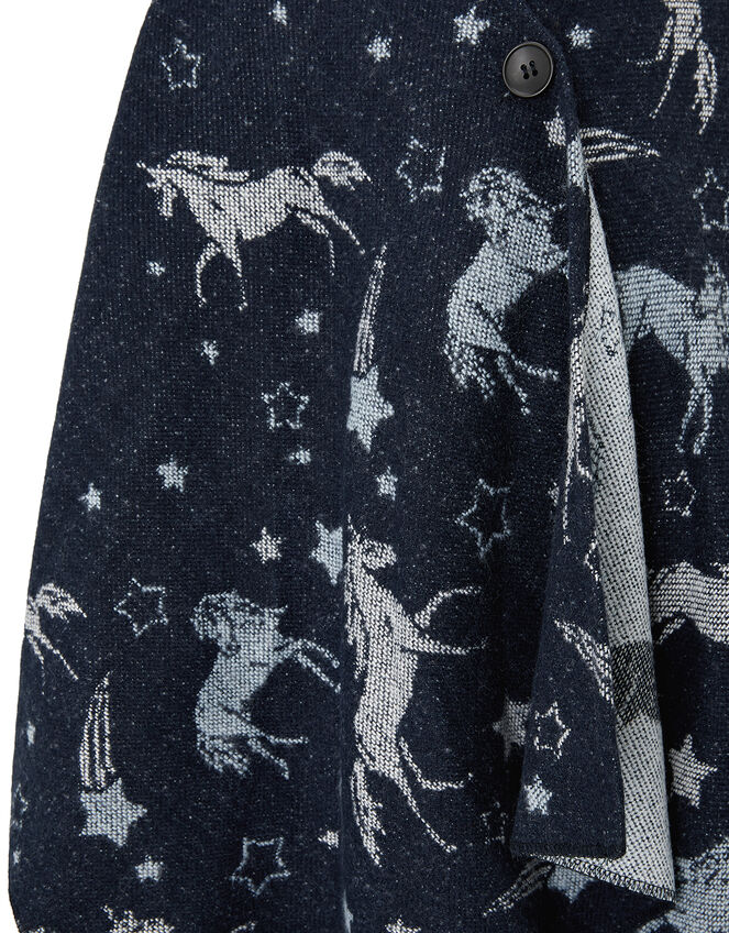 Connie Sparkle Unicorn Poncho, , large