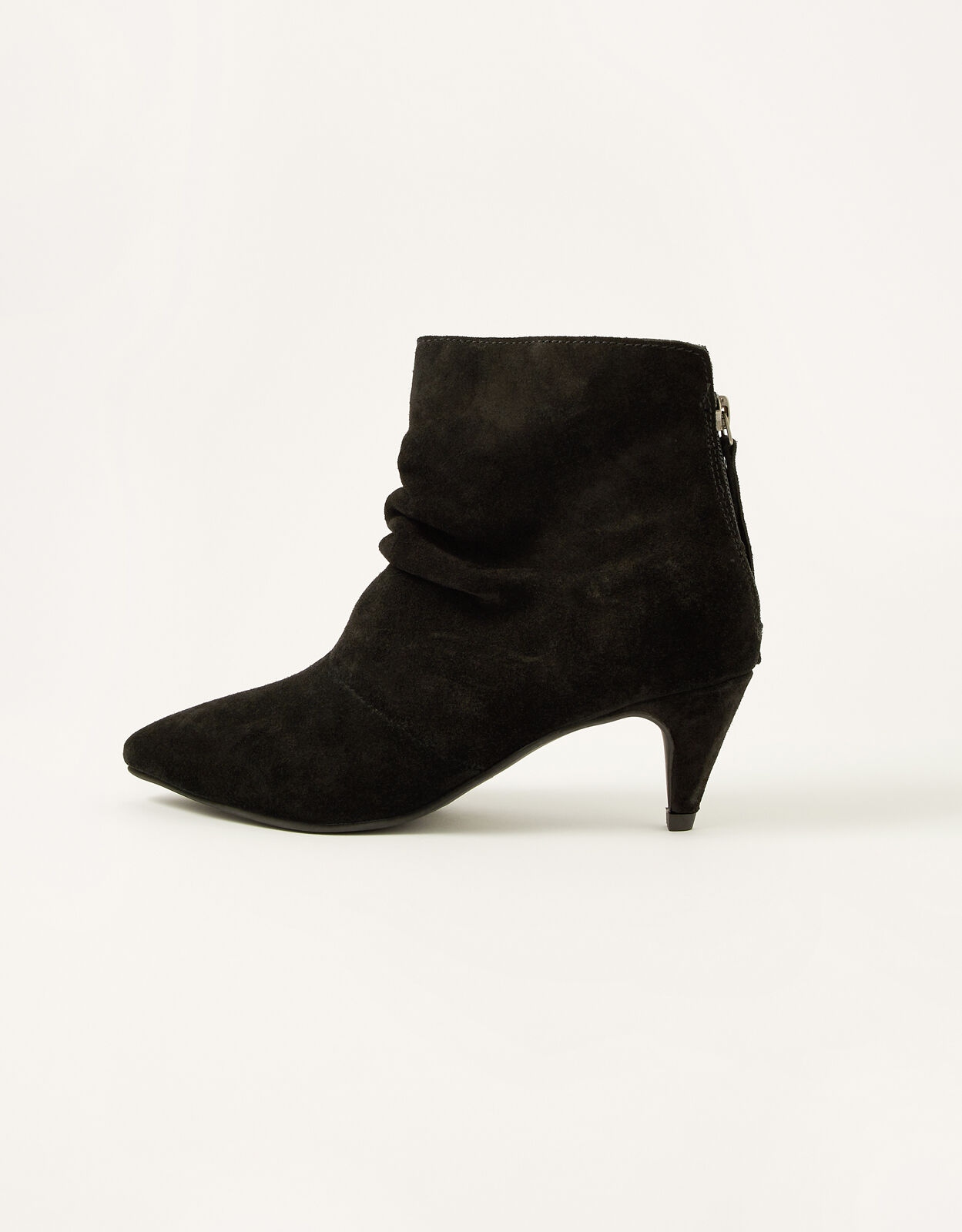 Slouch kitten heel boots best sale
