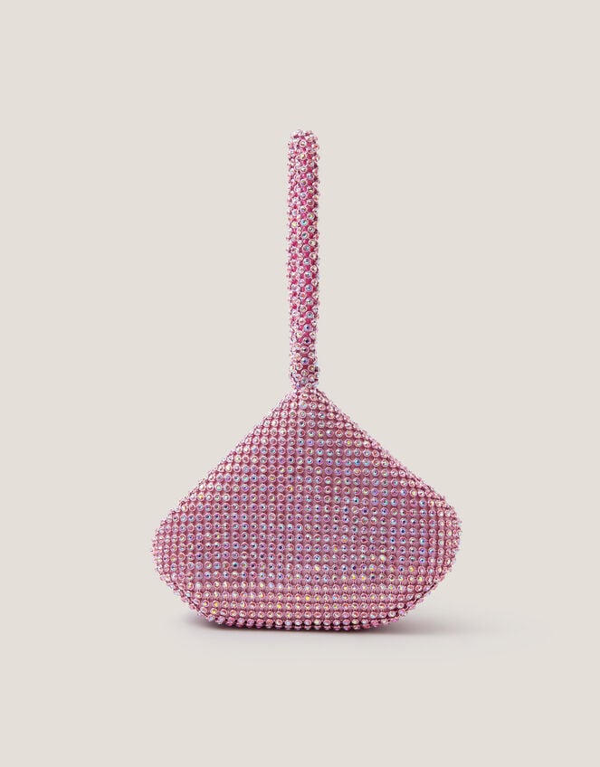 Rhinestone Bangle Bag, , large