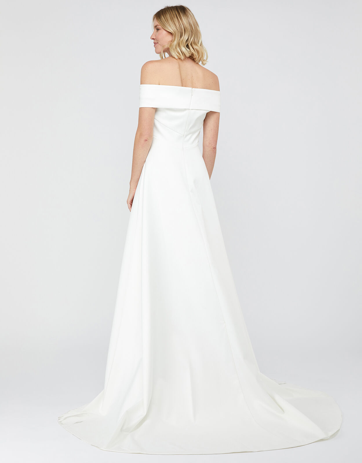 Monsoon grace bardot wedding dress outlet