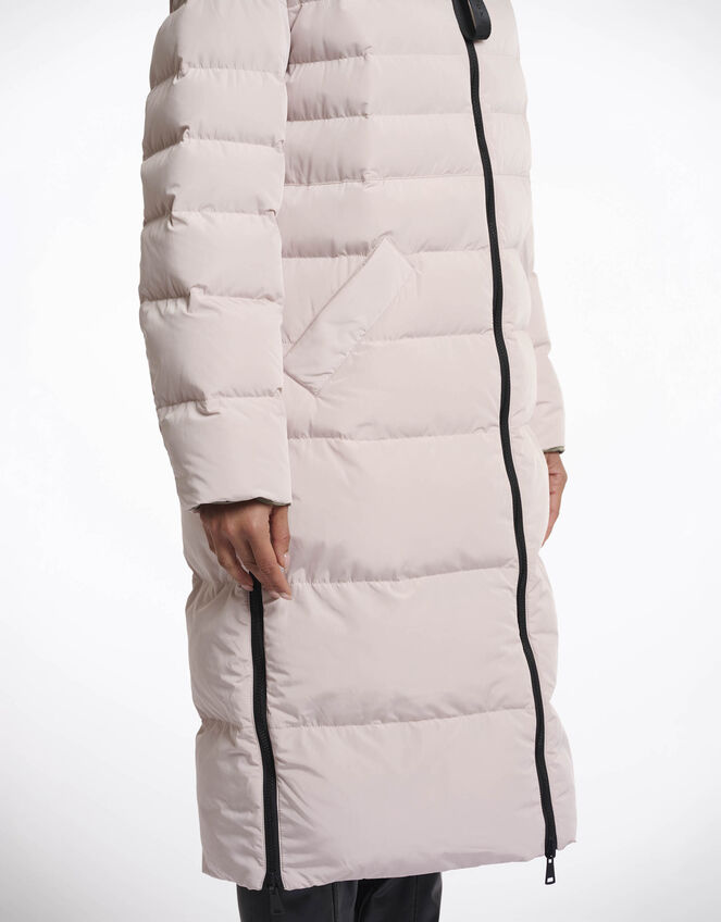 Rino & Pelle Keila Reversible Long Puffer Coat, White (OFF WHITE), large
