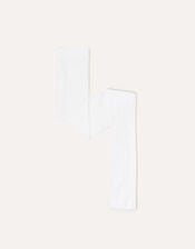 35 Denier Bridal Spot Tights, White (WHITE), large