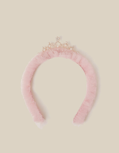 Tulle Tiara Headband, , large