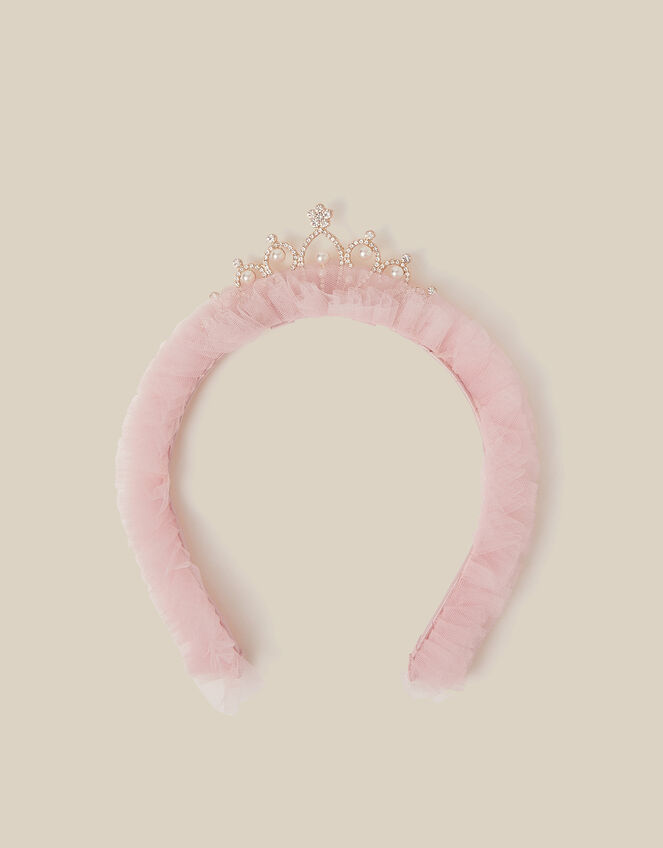 Tulle Tiara Headband, , large
