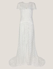 Sienna Lace Maxi Wedding Dress, Ivory (IVORY), large