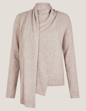 Sally 2-in-1 Scarf Jumper, Natural (NATURAL), large