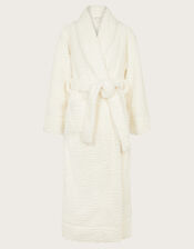 Bess Borg Dressing Gown, Cream (CREAM), large