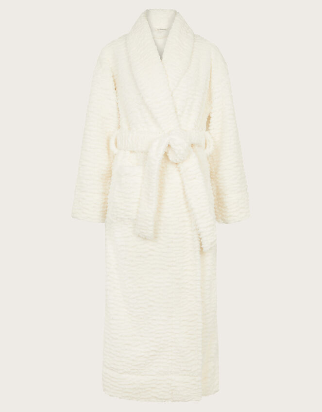Bess Borg Dressing Gown, Cream (CREAM), large