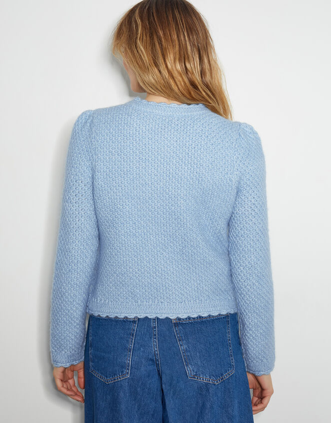 Suki Stitch Cardigan Blue | Cardigans | Monsoon US