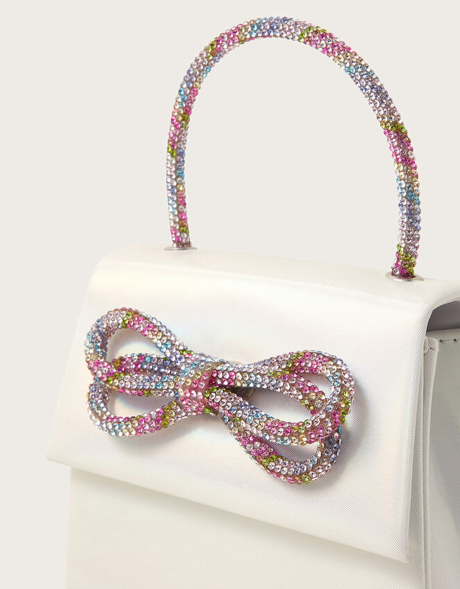 Rainbow Dazzle Bow Bag, , large