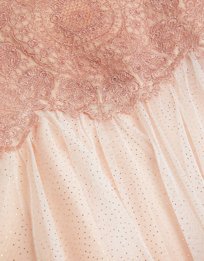 Baby Estella Embroidered Tulle Dress, Pink (PINK), large