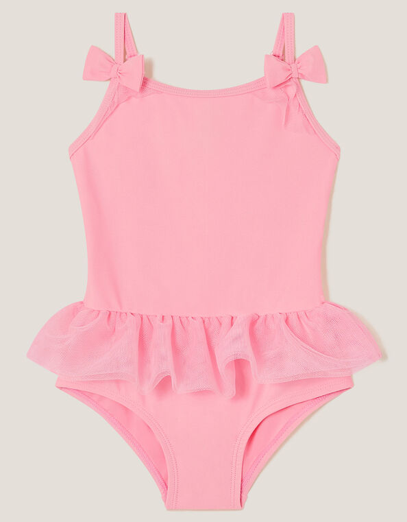 Baby Ruffle Skirt Swimsuit, Pink (PINK), large