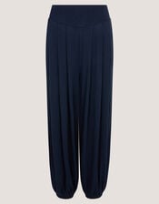 Holly Jersey Balloon Trousers, Blue (NAVY), large
