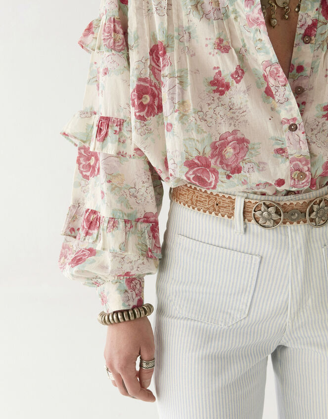Maison Hotel Floral Lolita Blouse, Multi (MULTI), large