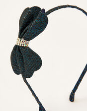 Glitter Bow Bag and Headband Set, , large