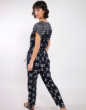East Nimbus Print Jumpsuit, Black (BLACK), large