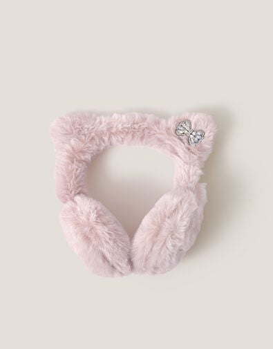 Fluffy Cat Earmuffs, , large