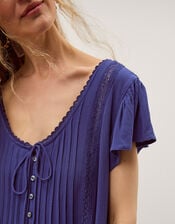 Eva Lace Culotte Jumpsuit, Blue (BLUE), large