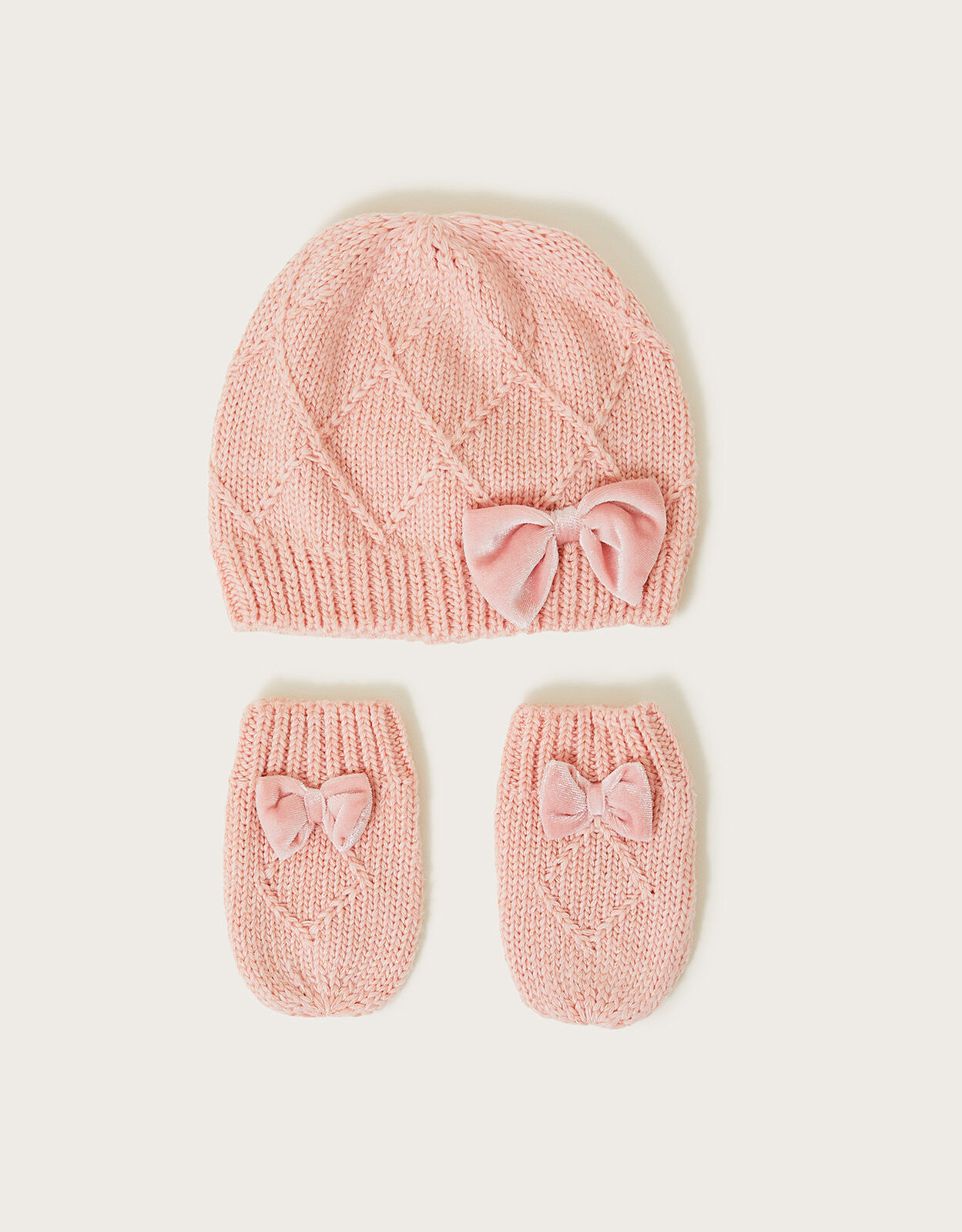 Baby girl hat and mittens online