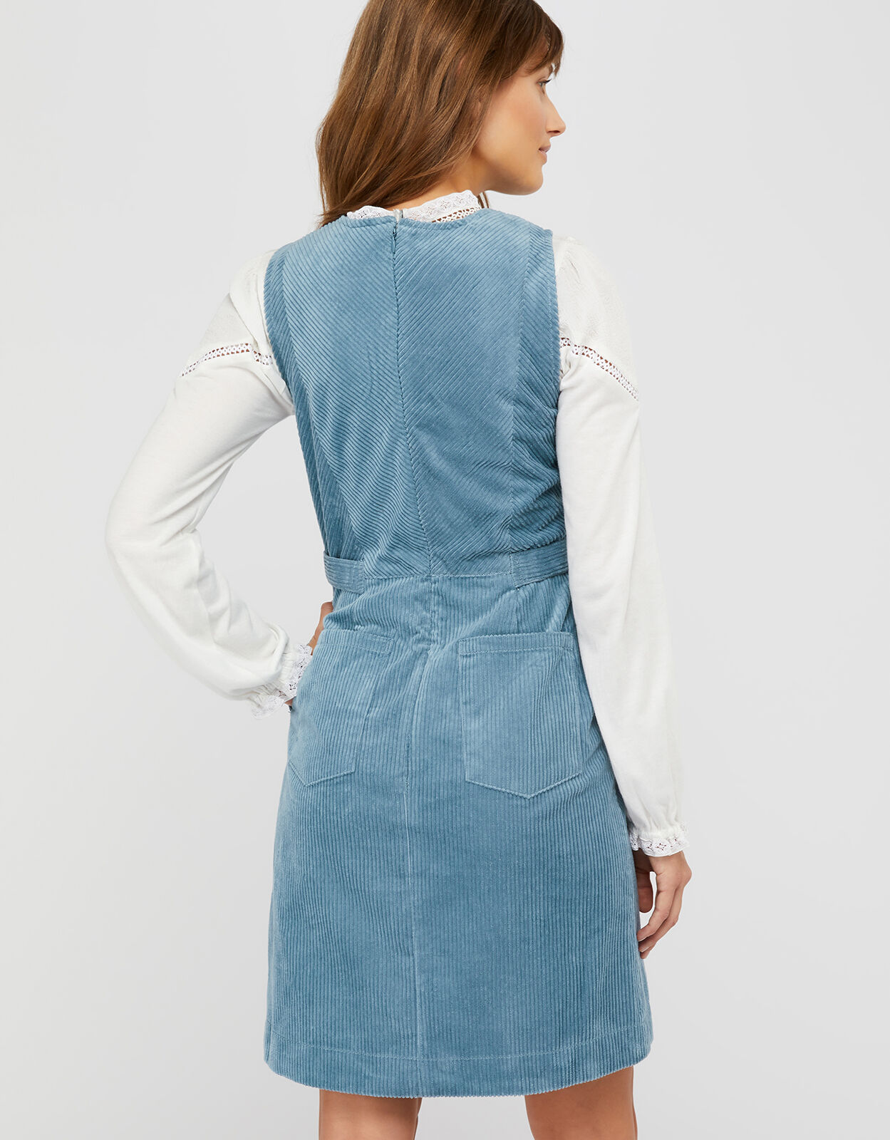 Calla Cord Dress Blue Day Dresses Monsoon ROI