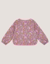 Monsoon x My Little Pony Floral Quilted Jacket, Multi (MULTI), large