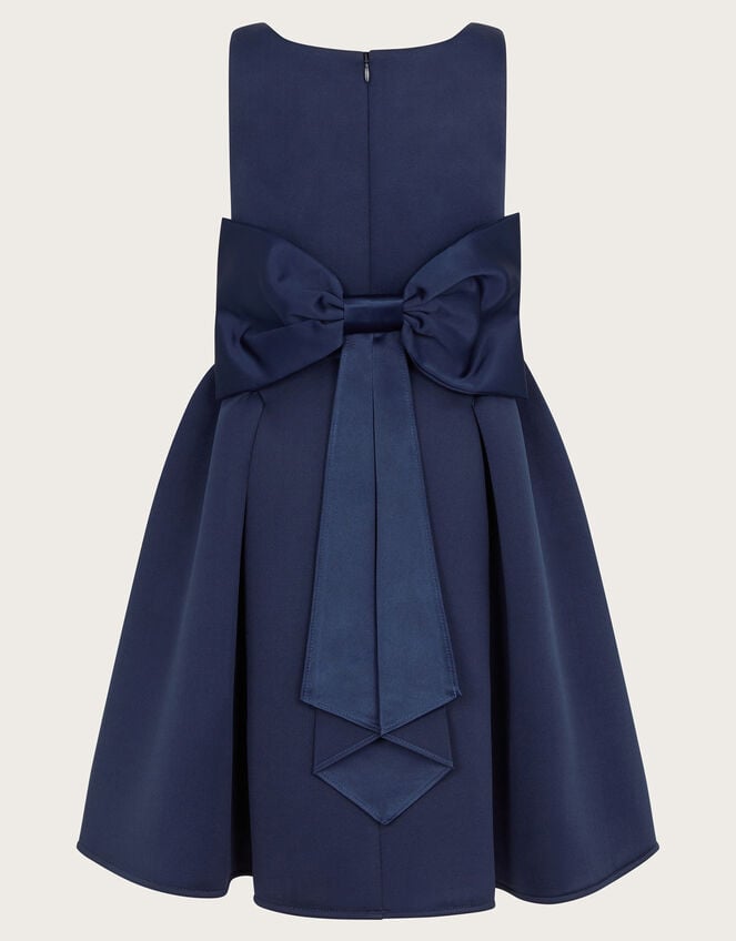 Molly Scuba Bridesmaid Dress, Blue (NAVY), large