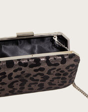 Leopard Marble Clutch Bag, , large