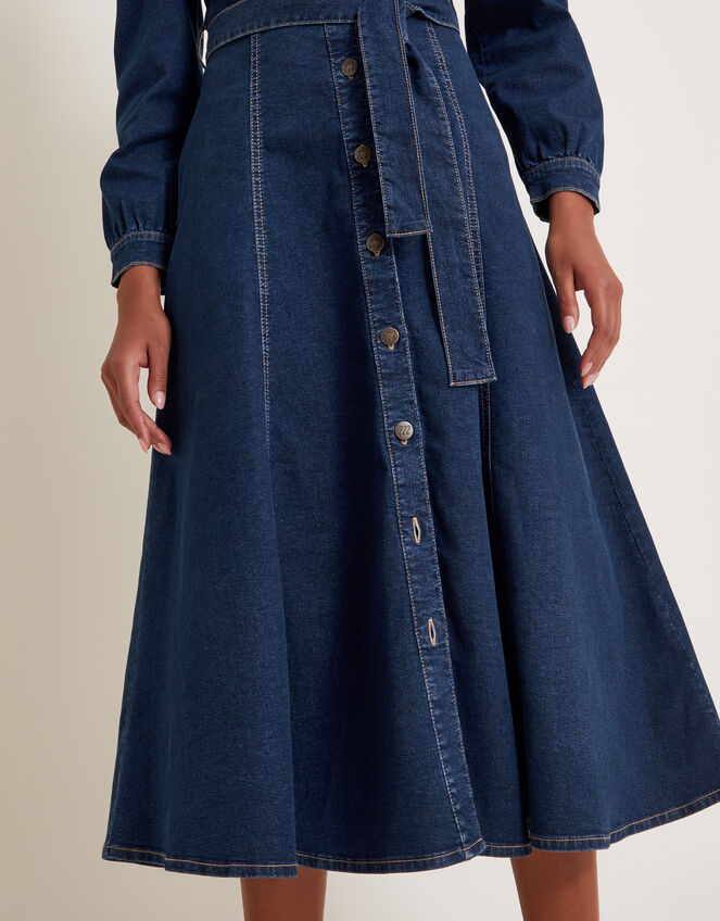 Lulu Denim Dress, Blue (DENIM BLUE), large
