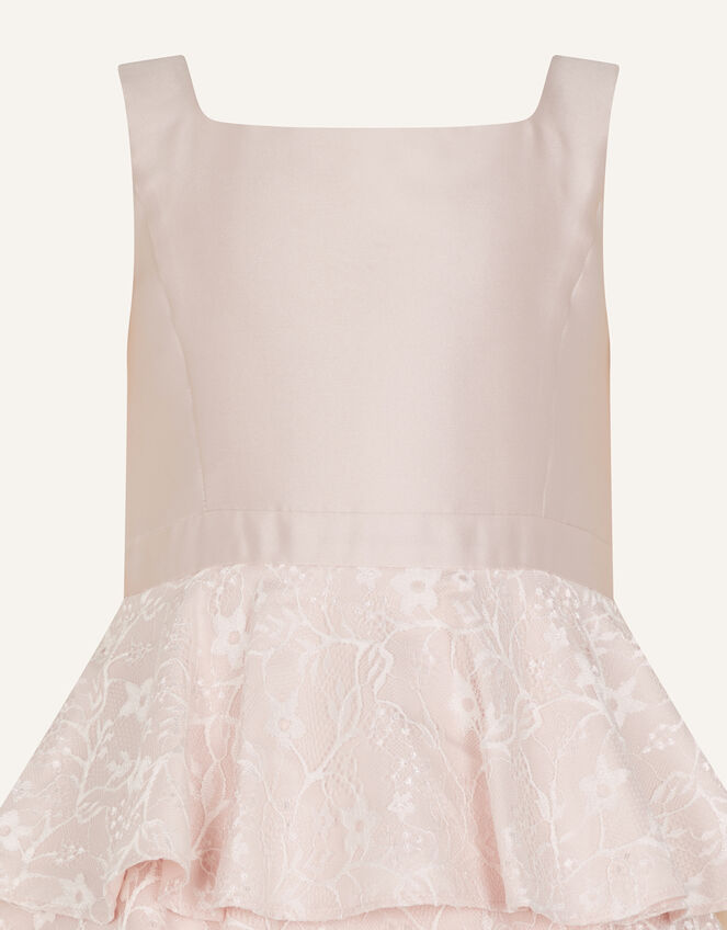 Zinnia Tiered Ruffle Dress, Pink (PINK), large