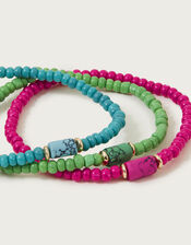 Beaded Bracelets Set of Three, , large