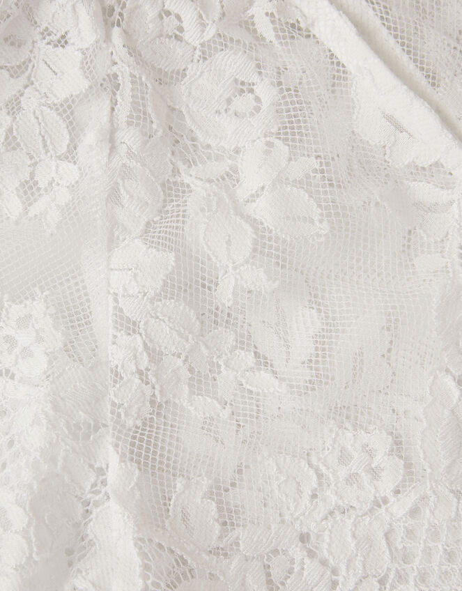 Lola Lace Short Sleeve Jacket, Ivory (IVORY), large