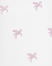 Girl 2 Pack Sparkly Unicorn Tights, Pink (PINK), large