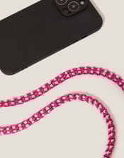 Braided Cord Phone Strap, Pink (PINK), large