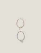 2-Pack Star & Snowflake Tube Bracelets, , large
