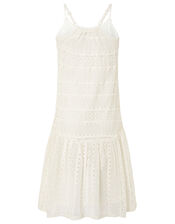 Cutwork Lace Dress, Ivory (IVORY), large