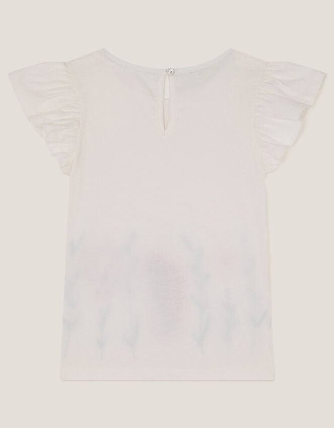 Sea Life Embellished Jersey T-Shirt, Ivory (IVORY), large