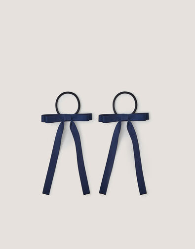 2-Pack Ribbon Bow School Hair Bands, , large