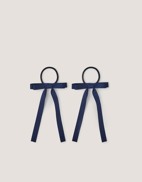 2-Pack Ribbon Bow School Hair Bands, , large