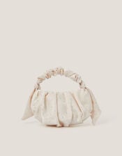 Satin Diamante Mini Bag, , large