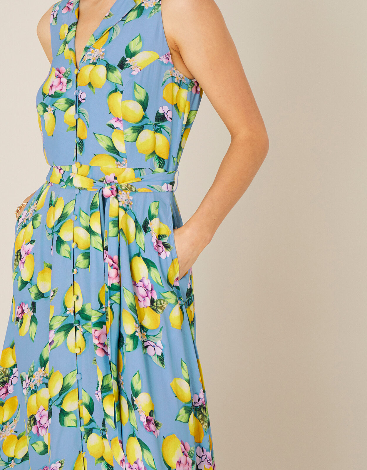 Monsoon lemon dress on sale