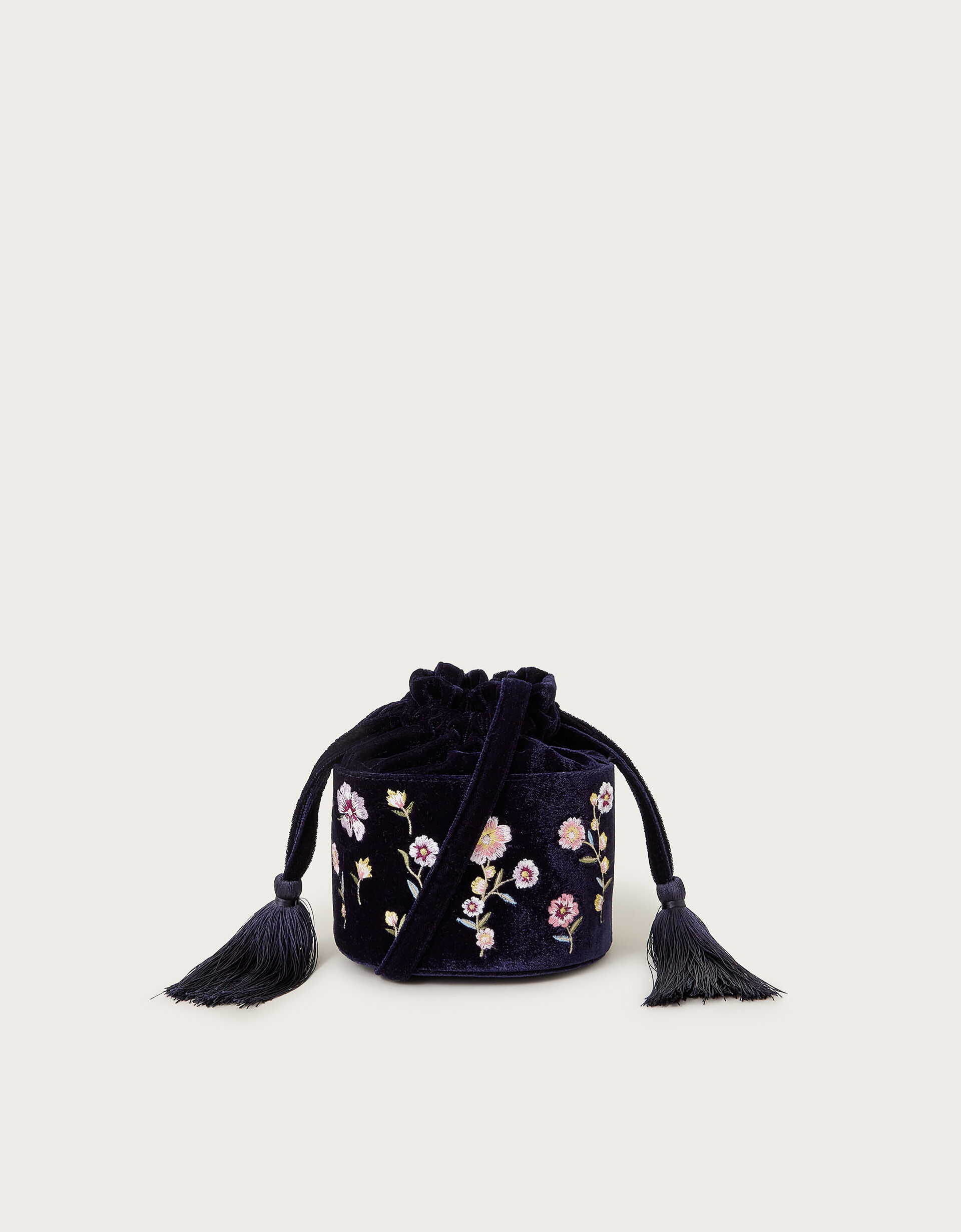 Velvet bucket bag outlet
