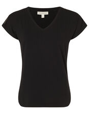 Heat-Seal Gem Jersey T-Shirt, Black (BLACK), large